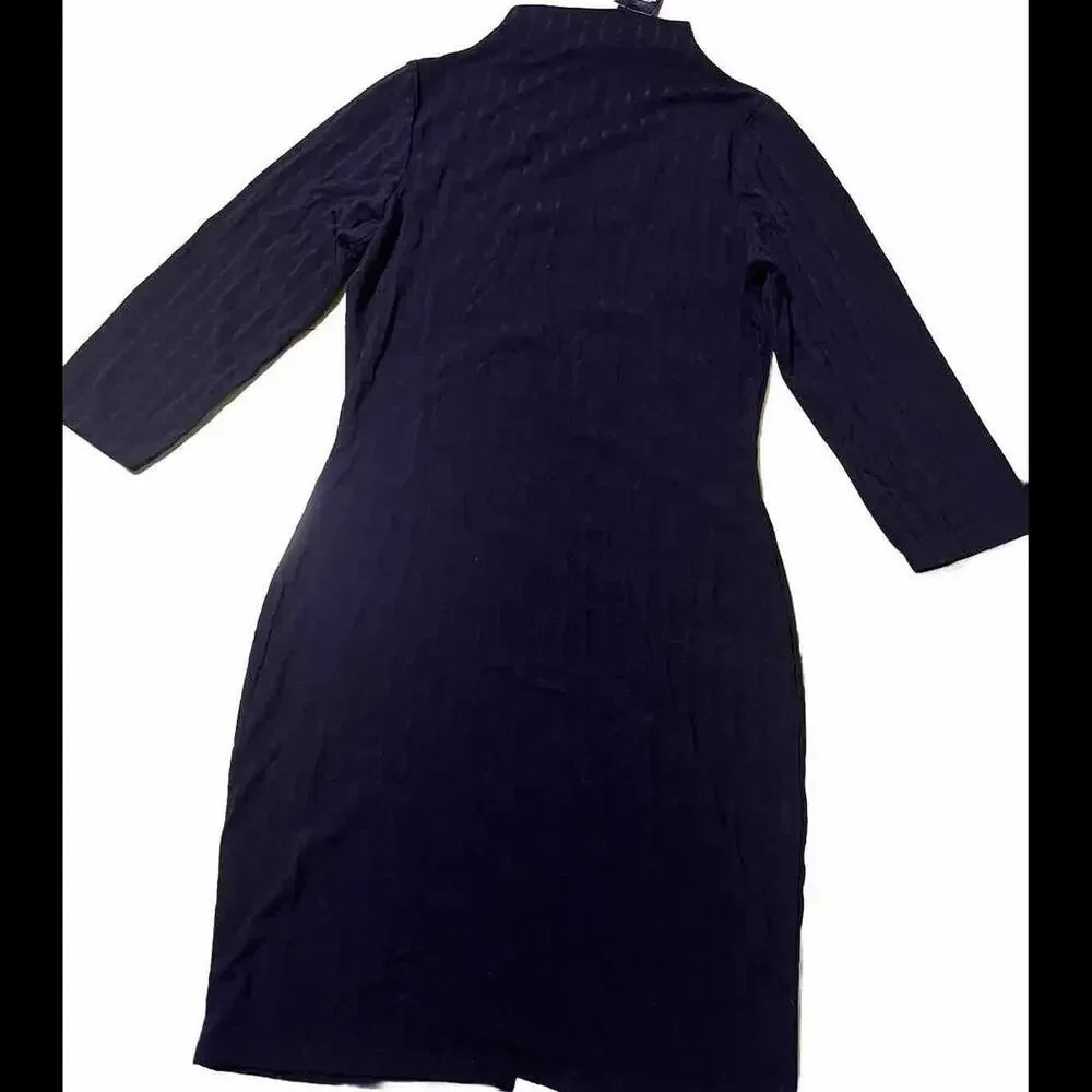 Nasty Gal Body Shaping Contour Fit Little Black Dress NWT Hotline Ribbed